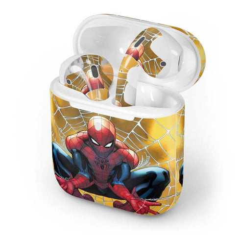 Marvel Spiderman Web Shooting Apple AirPods 2 Skin