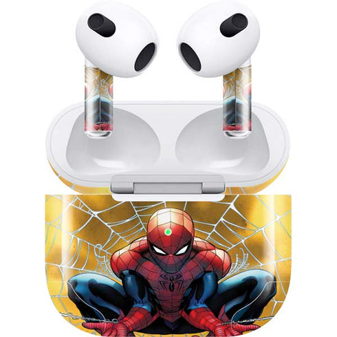 Marvel Spiderman Web Shooting Apple AirPods (3rd Gen 2021) Skin