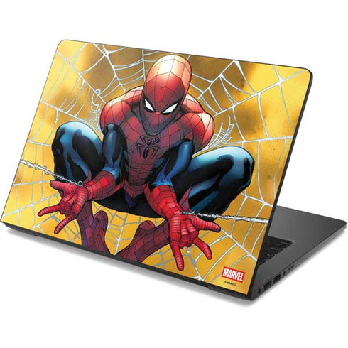 Marvel Spiderman Web Shooting Dell Chromebook Skin