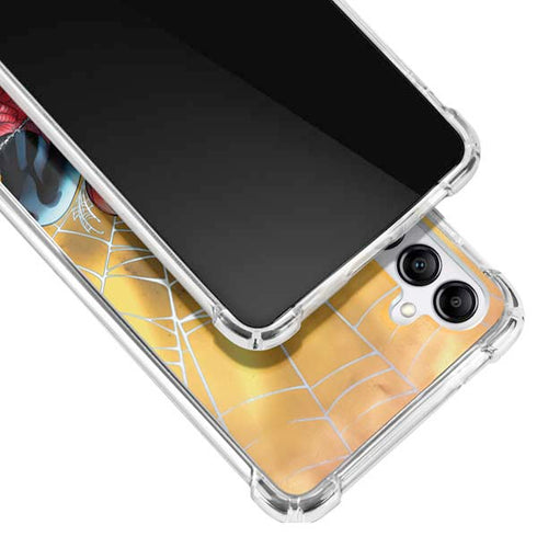 Marvel Spiderman Web Shooting Galaxy A14 5G Clear Case