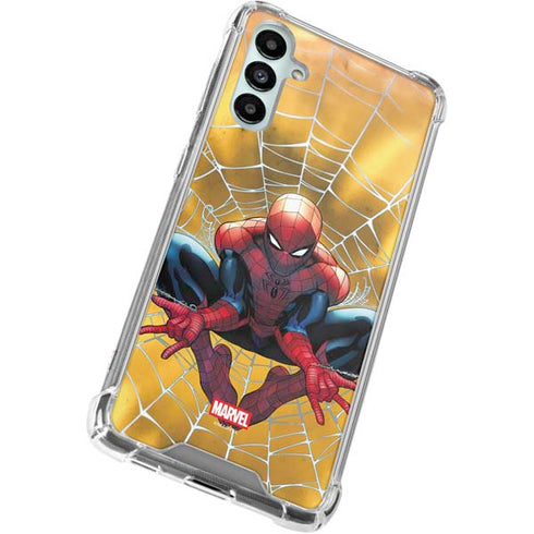 Marvel Spiderman Web Shooting Galaxy A15 5G Clear Case