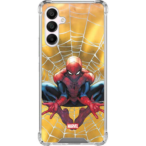 Marvel Spiderman Web Shooting Galaxy A16 5G Clear Case