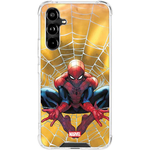 Marvel Spiderman Web Shooting Galaxy A54 5G Clear Case