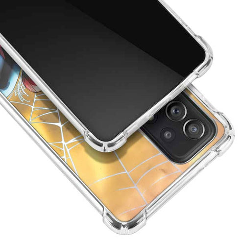 Marvel Spiderman Web Shooting Galaxy A72 5G Clear Case