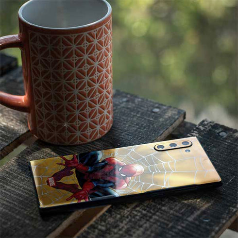 Marvel Spiderman Web Shooting Galaxy Note 10 Skin