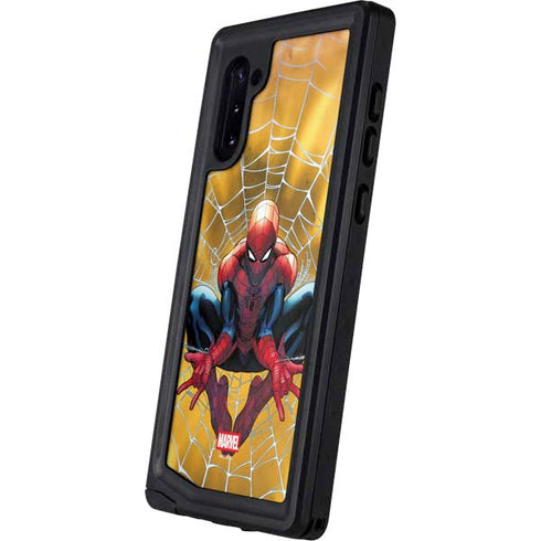 Marvel Spiderman Web Shooting Galaxy Note 10 Waterproof Case