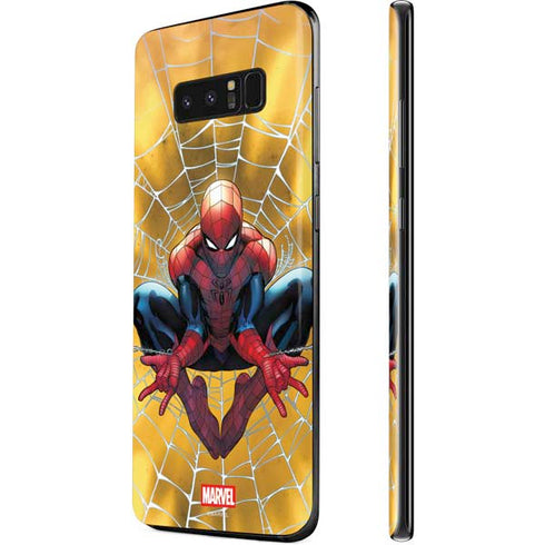 Marvel Spiderman Web Shooting Galaxy Note 8 Skin