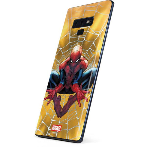 Marvel Spiderman Web Shooting Galaxy Note 9 Skin