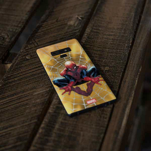 Marvel Spiderman Web Shooting Galaxy Note 9 Skin