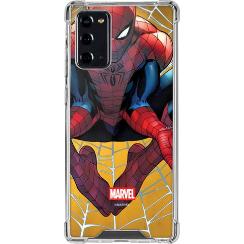 Marvel Spiderman Web Shooting Galaxy Note20 5G Clear Case