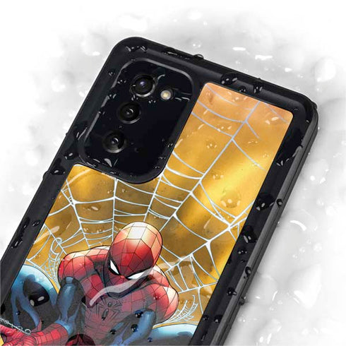 Marvel Spiderman Web Shooting Galaxy Note20 5G Waterproof Case