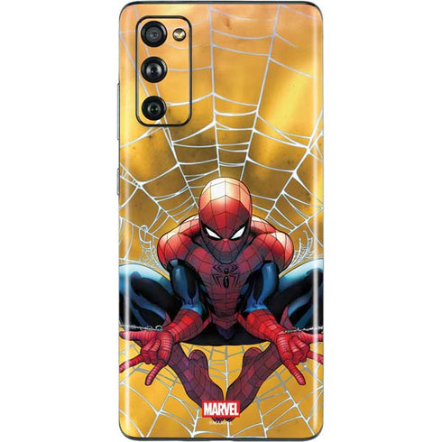 Marvel Spiderman Web Shooting Galaxy S20 Fan Edition Skin