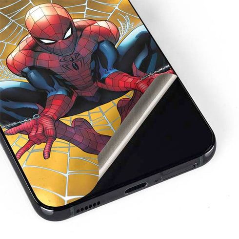 Marvel Spiderman Web Shooting Galaxy S22 Plus Skin