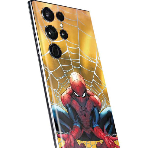 Marvel Spiderman Web Shooting Galaxy S22 Ultra Skin