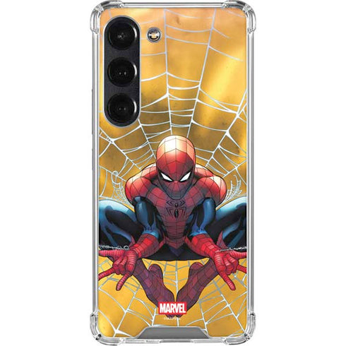 Marvel Spiderman Web Shooting Galaxy S23 Clear Case