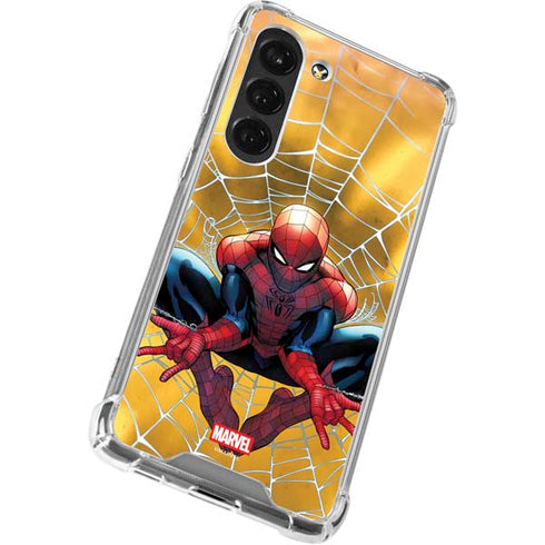 Marvel Spiderman Web Shooting Galaxy S23 Clear Case
