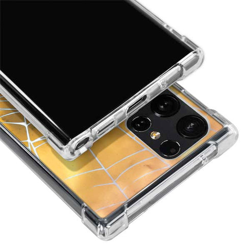 Marvel Spiderman Web Shooting Galaxy S23 Ultra Clear Case
