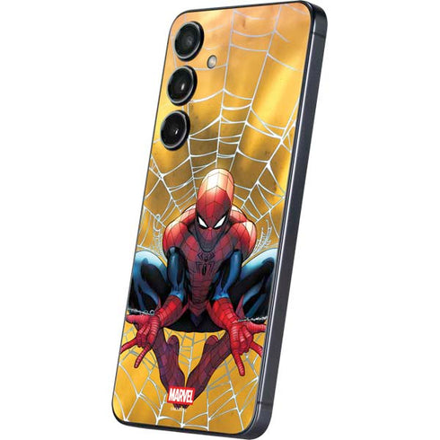 Marvel Spiderman Web Shooting Galaxy S24 Plus Skin