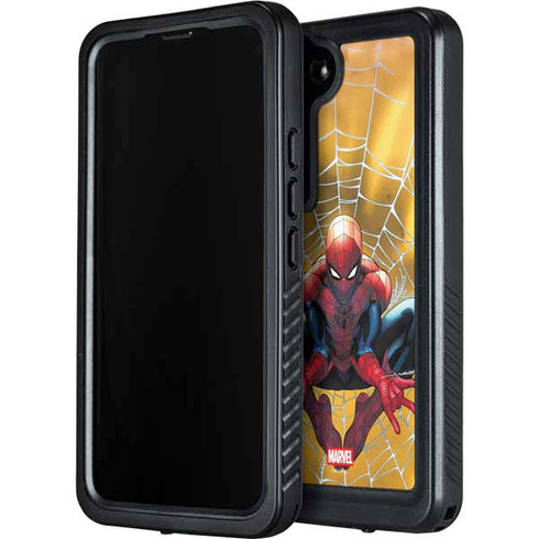 Marvel Spiderman Web Shooting Galaxy S24 Waterproof Case