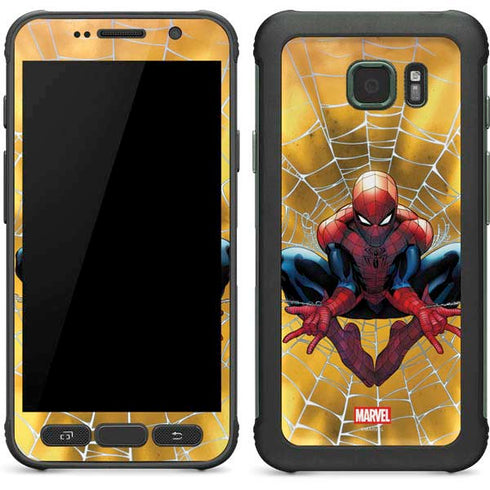 Marvel Spiderman Web Shooting Galaxy S7 Active Skin