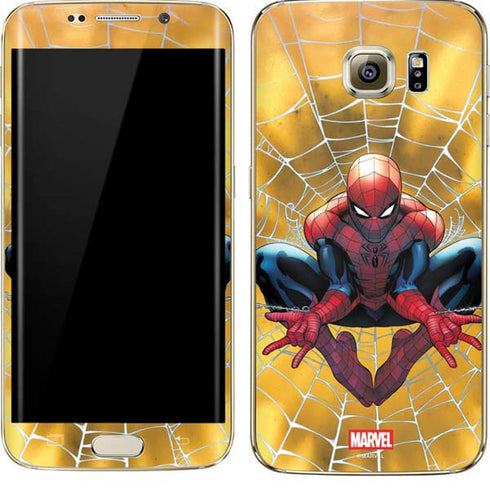 Marvel Spiderman Web Shooting Galaxy S7 Edge Skin