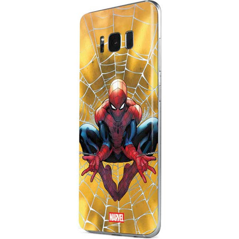 Marvel Spiderman Web Shooting Galaxy S8 Skin