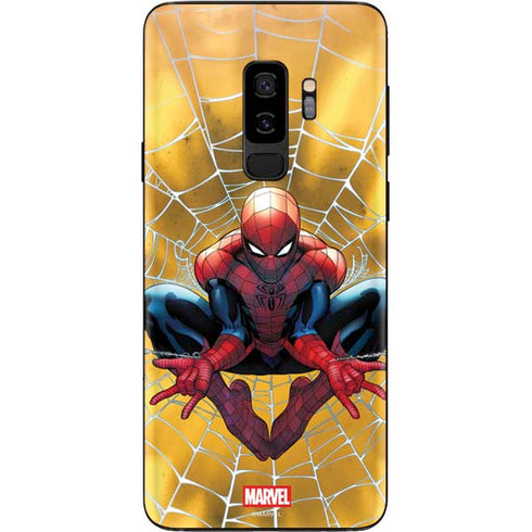 Marvel Spiderman Web Shooting Galaxy S9 Plus Skin