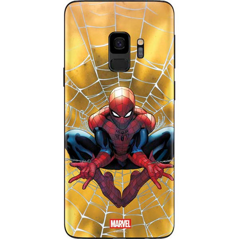Marvel Spiderman Web Shooting Galaxy S9 Skin