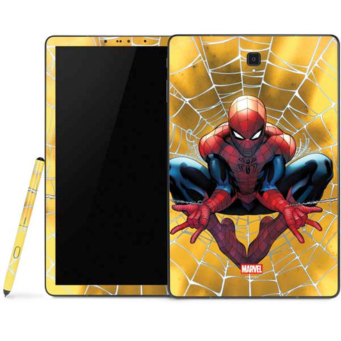 Marvel Spiderman Web Shooting Samsung Galaxy Tab Skin