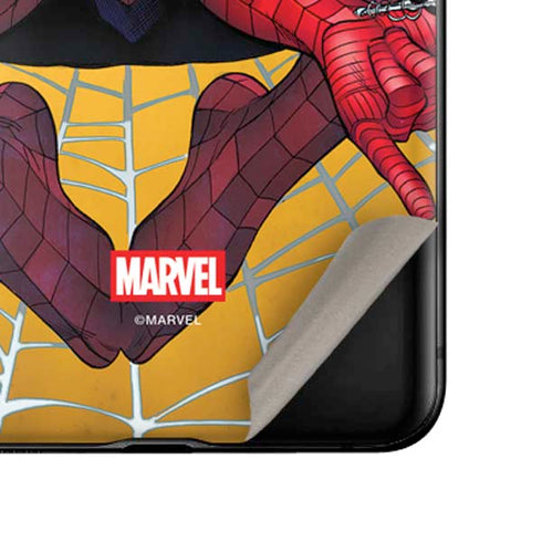 Marvel Spiderman Web Shooting Galaxy Z Flip Skin