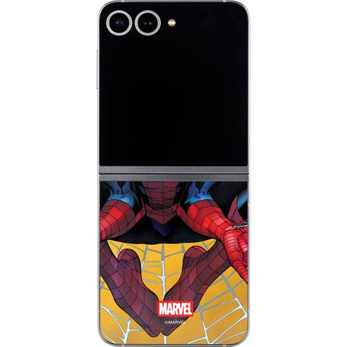 Marvel Spiderman Web Shooting Galaxy Z Flip6 Skin