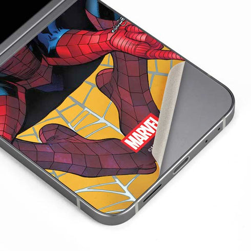 Marvel Spiderman Web Shooting Galaxy Z Flip6 Skin