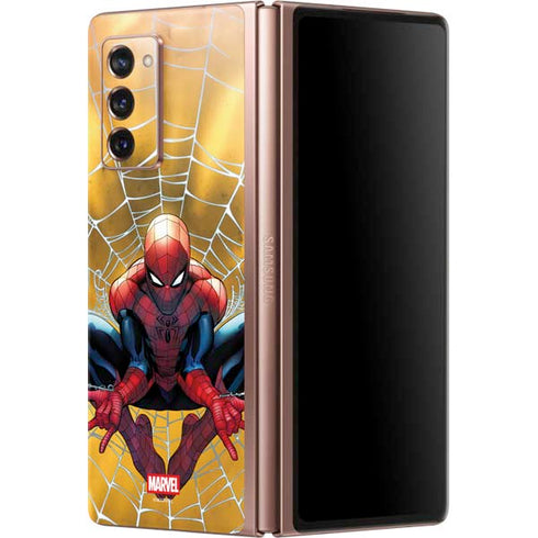 Marvel Spiderman Web Shooting Galaxy Z Fold2 5G Skin