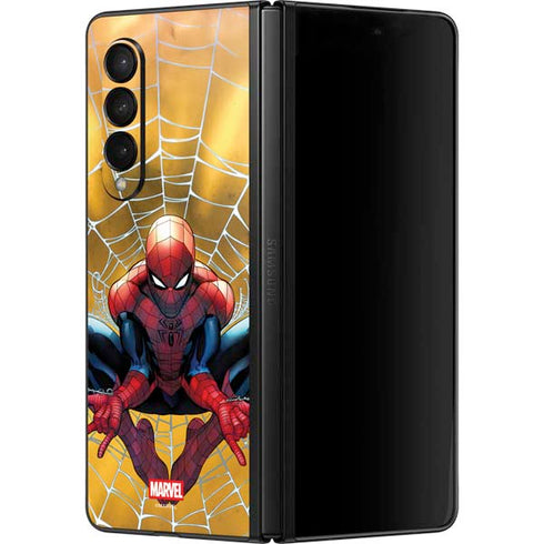 Marvel Spiderman Web Shooting Galaxy Z Fold3 5G Skin