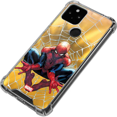 Marvel Spiderman Web Shooting Google Pixel 4a 5G Clear Case
