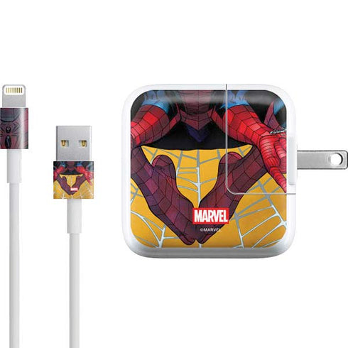Marvel Spiderman Web Shooting iPad Charger (10W USB) Skin