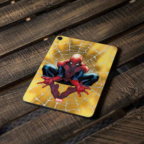 Marvel Spiderman Web Shooting Apple iPad Pro Skin