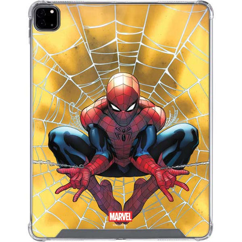 Marvel Spiderman Web Shooting iPad Pro 12.9in (2020) Clear Case