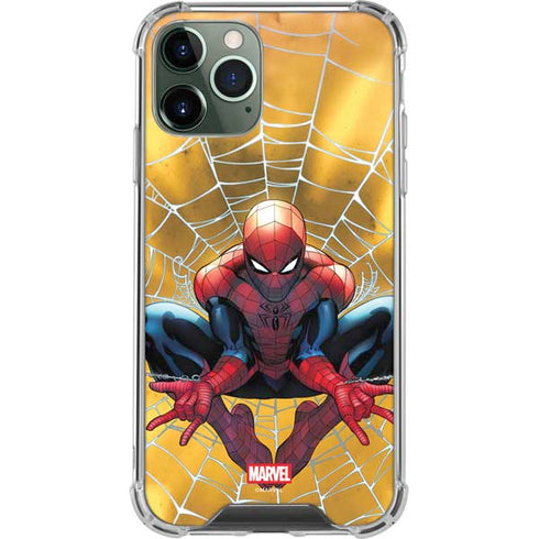 Marvel Spiderman Web Shooting iPhone 11 Pro Max Clear Case