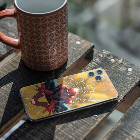 Marvel Spiderman Web Shooting iPhone 11 Pro Max Skin