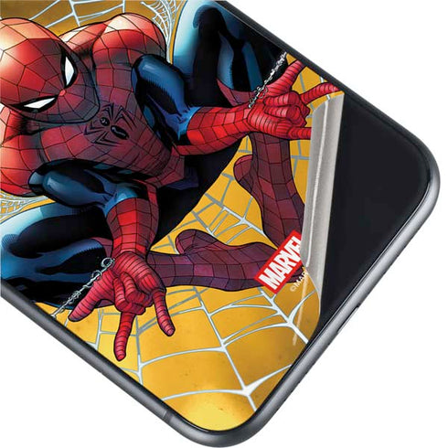 Marvel Spiderman Web Shooting iPhone 11 Skin