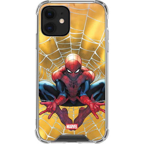 Marvel Spiderman Web Shooting iPhone 12 Clear Case