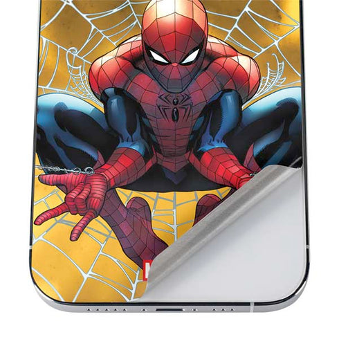 Marvel Spiderman Web Shooting iPhone 12 Pro Skin