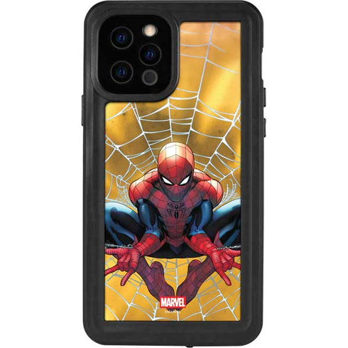 Marvel Spiderman Web Shooting iPhone 12 Pro Waterproof Case