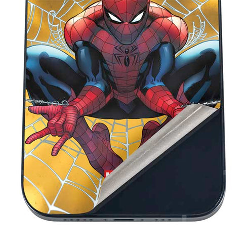 Marvel Spiderman Web Shooting iPhone 12 Skin