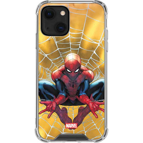 Marvel Spiderman Web Shooting iPhone 13 Clear Case