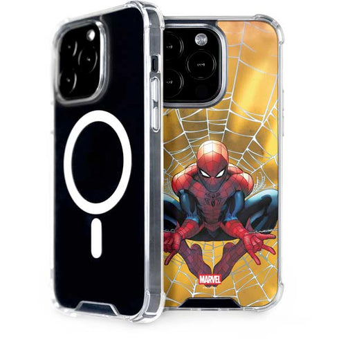 Marvel Spiderman Web Shooting iPhone 13 Pro MagSafe Case