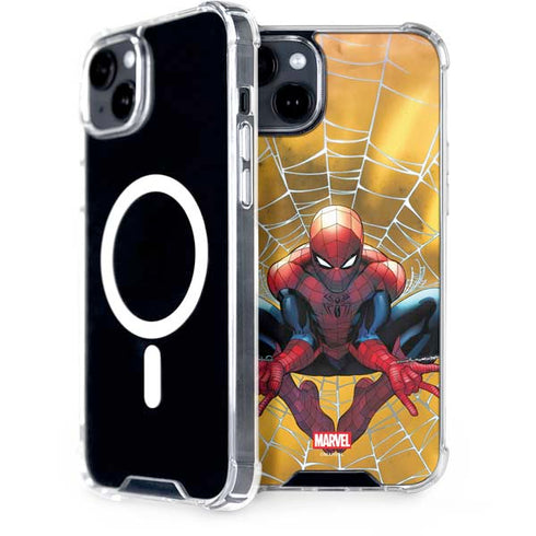 Marvel Spiderman Web Shooting iPhone 14 MagSafe Case