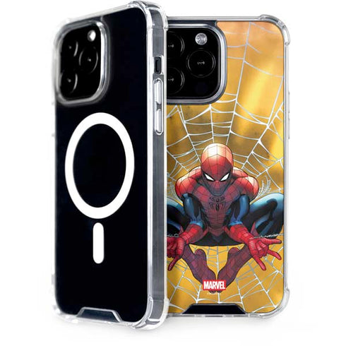 Marvel Spiderman Web Shooting iPhone 14 Pro Max MagSafe Case