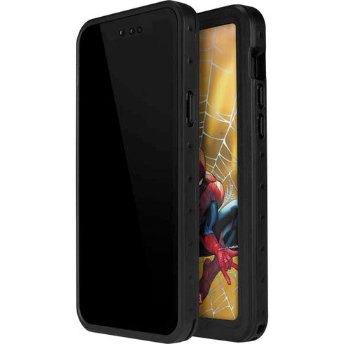 Marvel Spiderman Web Shooting iPhone 14 Pro Waterproof Case